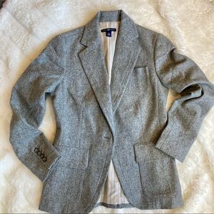 Grey Wool Blazer